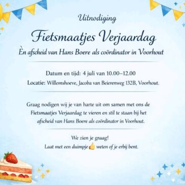 FIETSMAATJES VERJAARDAG